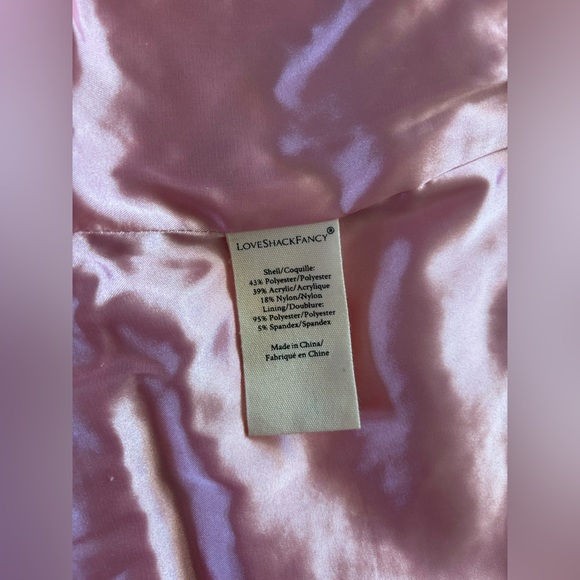 LoveShackFancy Hermosa Pink Dream Tweed Dress 🌸 Pretty rare - Picture 9 of 10